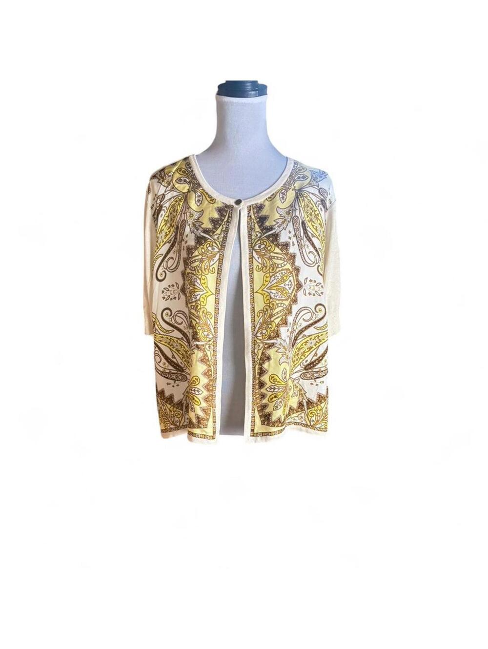 Talbots Women's silk cardigan size 2X